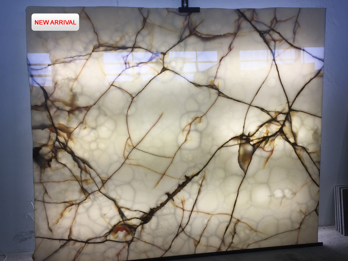 White Smokey Onyx Backlit